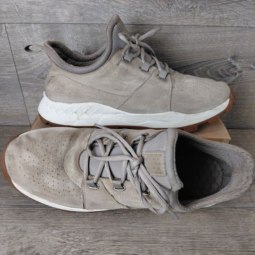 Timberland Shoes Men Size 10.5 Gray Suede Brooklyn Oxford Outdoor Hiking Sneaker